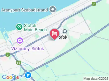 Szántó Apartman Siófok a térképen