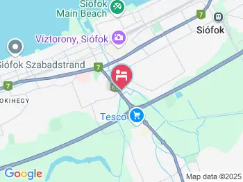 Szegfű Apartman Siófok a térképen