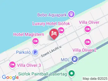 Szivárvány Apartman Siófok a térképen