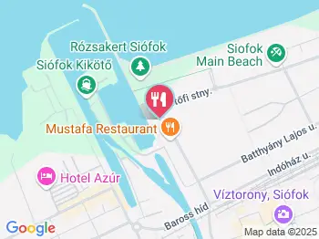 Szóda Étterem & Kávézó Siófok a térképen