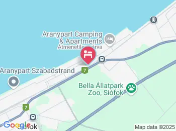 Takács Apartmanház II. Siófok a térképen