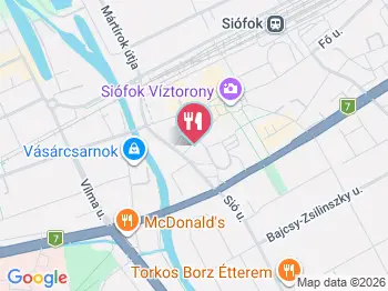 Territórium Siófok a térképen