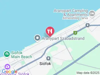Unio Vendégház és Étterem Siófok a térképen