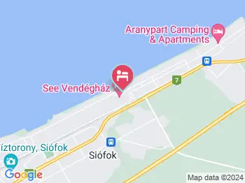 Unio Vendégház 2. Siófok a térképen