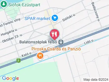 Utas Büfé Siófok a térképen