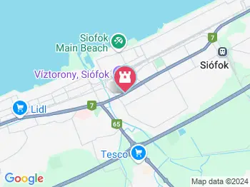 Várakozók szobra Siófok Siófok a térképen