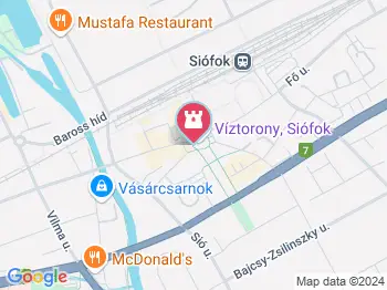 Vénusz születése Siófok a térképen