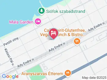 Villa B96 Siófok a térképen