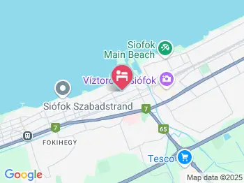 Villa Gabriella Siófok a térképen