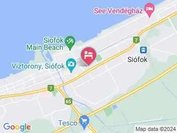 Villa Mária Apartman Siófok a térképen