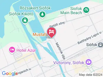 Villa Marina Inn Siófok a térképen