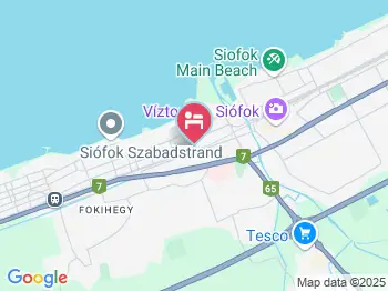 Viola Ifjúsági Szálló Siófok a térképen