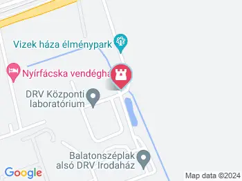 Vizek háza élménypark Siófok a térképen