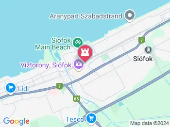 Zenepavilon Siófok Siófok a térképen