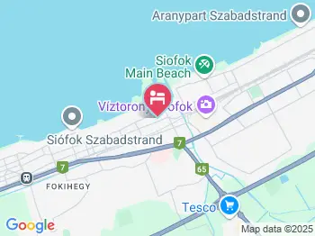 Zsolnay Apartman Siófok a térképen