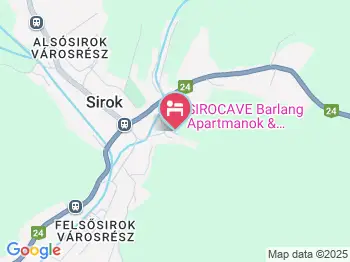 Sirocave Barlang Apartmanok Sirok a térképen