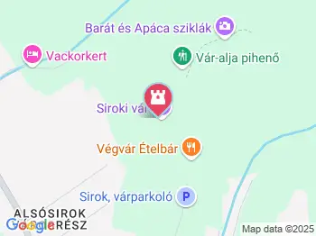 Siroki Vár Sirok a térképen