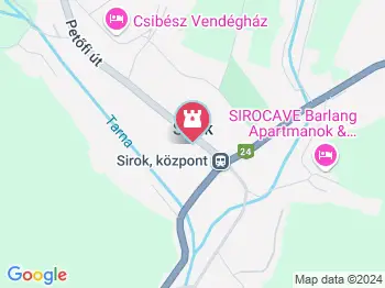 Tájház Sirok a térképen