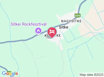 Sitkei Kastélyfogadó Sitke a térképen