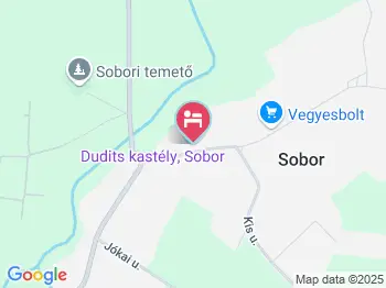 Dudits kastély Sobor a térképen