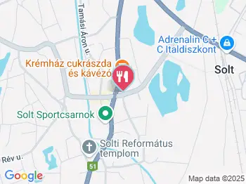 Kabasi Pékség Solt a térképen