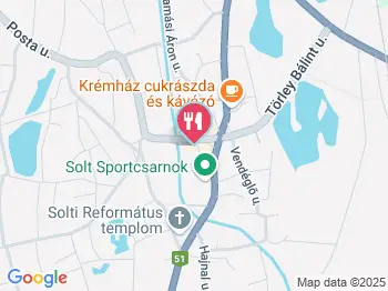 Kazánház Pub Solt a térképen