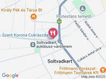Szent Korona Cukrászda Soltvadkert a térképen