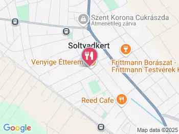 Venyige Étterem Soltvadkert a térképen