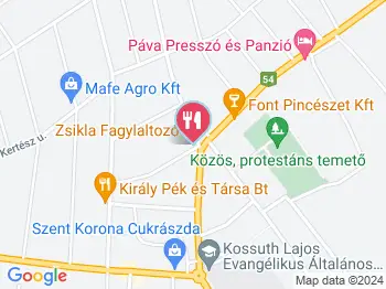 Zsikla Fagylaltozó Soltvadkert a térképen