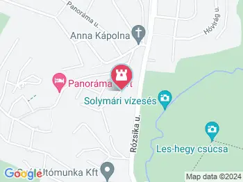 Fatimai kápolna Solymár a térképen