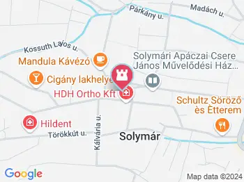 Hősi emlékmű Solymár a térképen