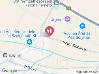 Kentucky Fried Chicken Solymár a térképen