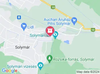 Mátyás-domb Solymár a térképen