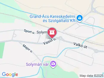 Nieger-Valkó Kúria Solymár a térképen