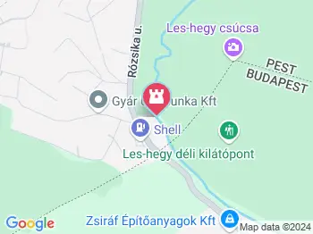 Paprikás-patak Solymár a térképen