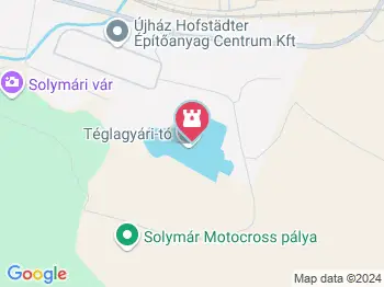 Solymári bányató Solymár a térképen