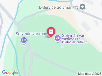 Solymári vár Solymár a térképen