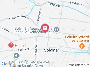 Wass Albert Solymár a térképen