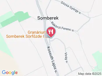 Granárium Somberek Étterem/ Sörfőzde Somberek a térképen