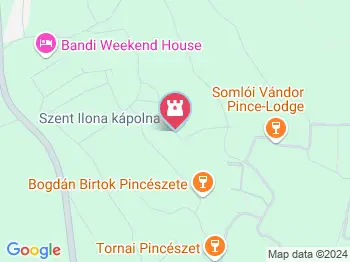 Szent Ilona kápolna Somlójenő a térképen