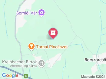 Kitaibel Pál tanösvény Somlóvásárhely a térképen