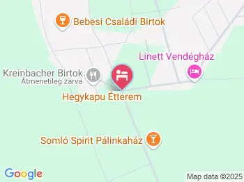 Kreinbacher Birtok Somlóvásárhely a térképen