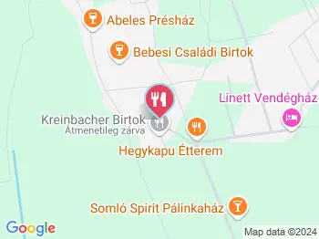 Kreinbacher pincészet Somlóvásárhely a térképen