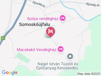 Vargánya Vendégház Somoskőújfalu a térképen