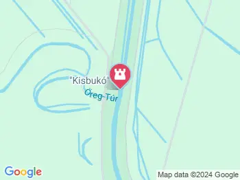 Kisbukó gát Sonkád a térképen