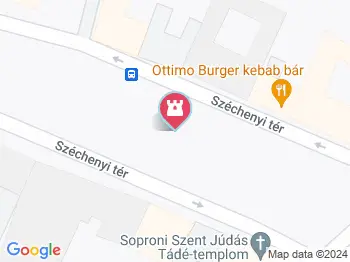 1956-os emlékmű Sopron a térképen