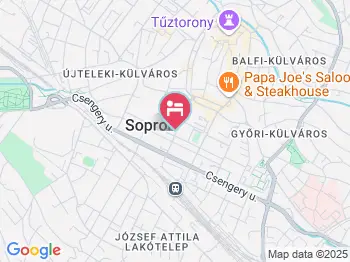 Ace Apartman Sopron a térképen