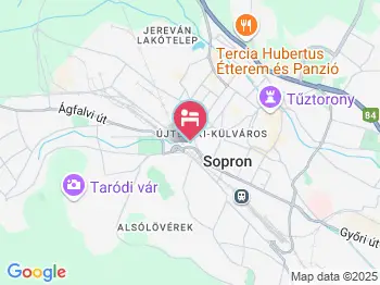 Alpha Apartman Sopron a térképen