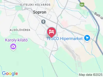 AlsóLővér Apartman Sopron a térképen