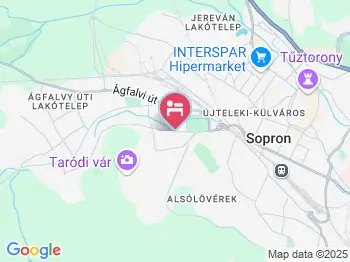 Anna Panzió Sopron a térképen